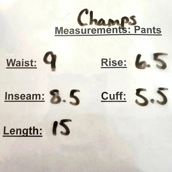 Champs Infant Blue Jean's Size 12 Mos - Picture 6 of 6